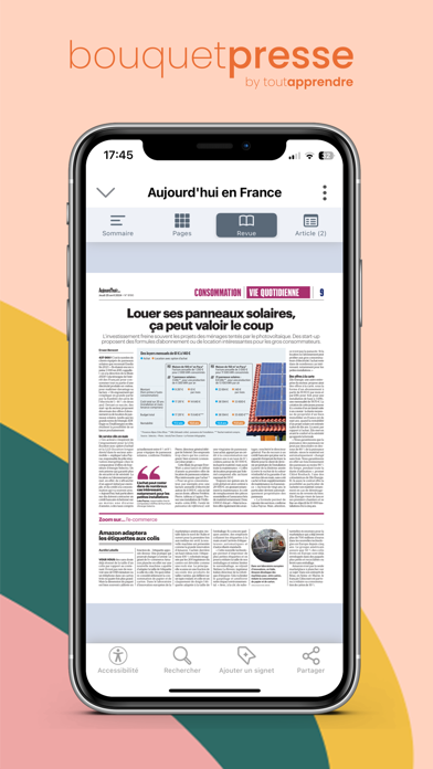 Bouquet Presse Screenshot