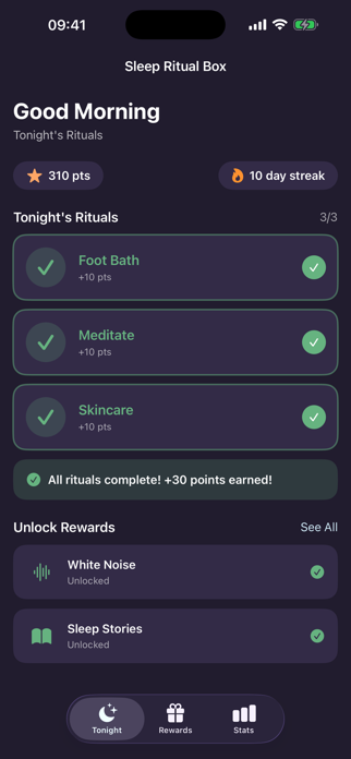 SleepRitualBox Screenshot 2 of 5