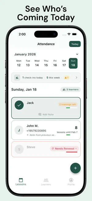 CoachJournal — Session Tracker screenshot 1