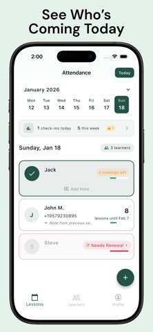 CoachJournal — Session Tracker Screenshot 1 of 8