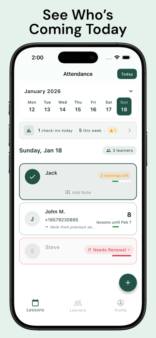 CoachJournal — Session Tracker Screenshot 1 of 8