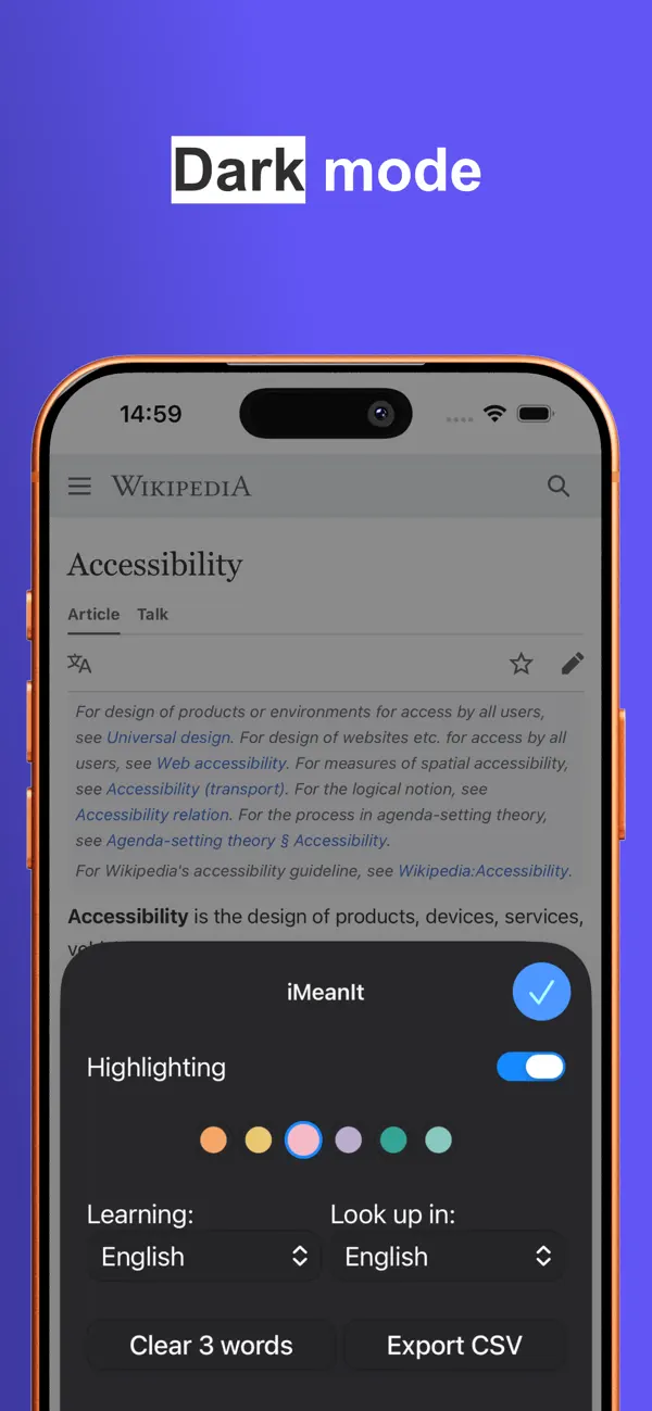 #5. iMeanIt (iOS) Ved: Cenk Celik
