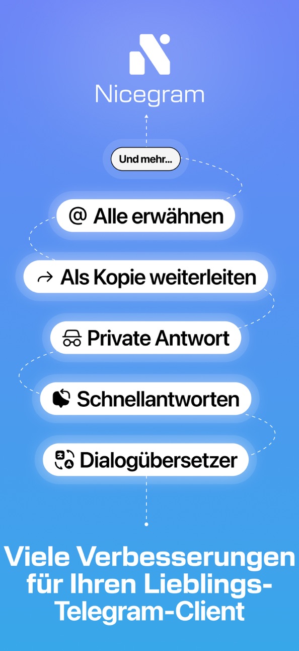 Nicegram: AI Chat for Telegram Modded screenshot 9 - iOS app interface