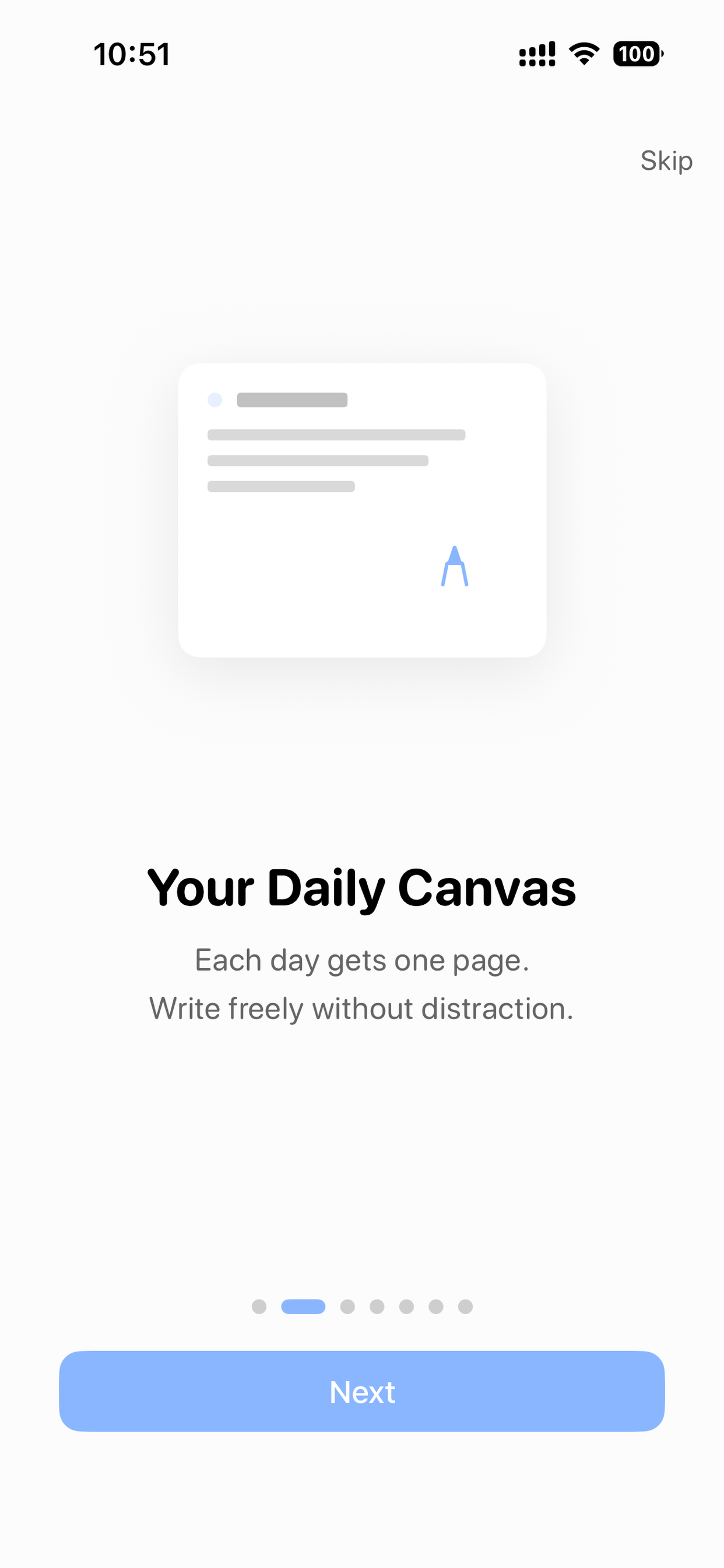 OnePage: Life, recorded