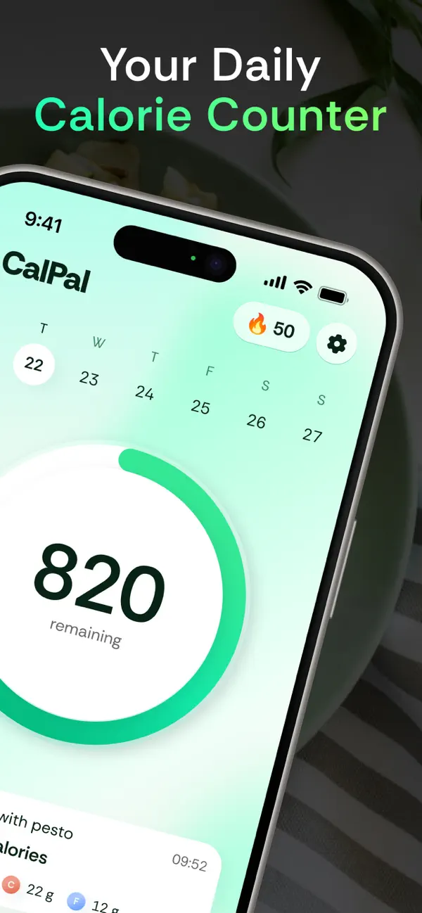 #2. CalPal: AI Calorie Counter+ (iOS) De: APPWINGS Ltd