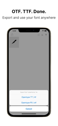 Letterforms - Font Maker Screenshot 6 of 8