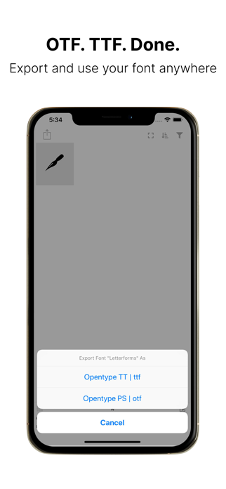 Letterforms - Font Maker Screenshot 6 of 8