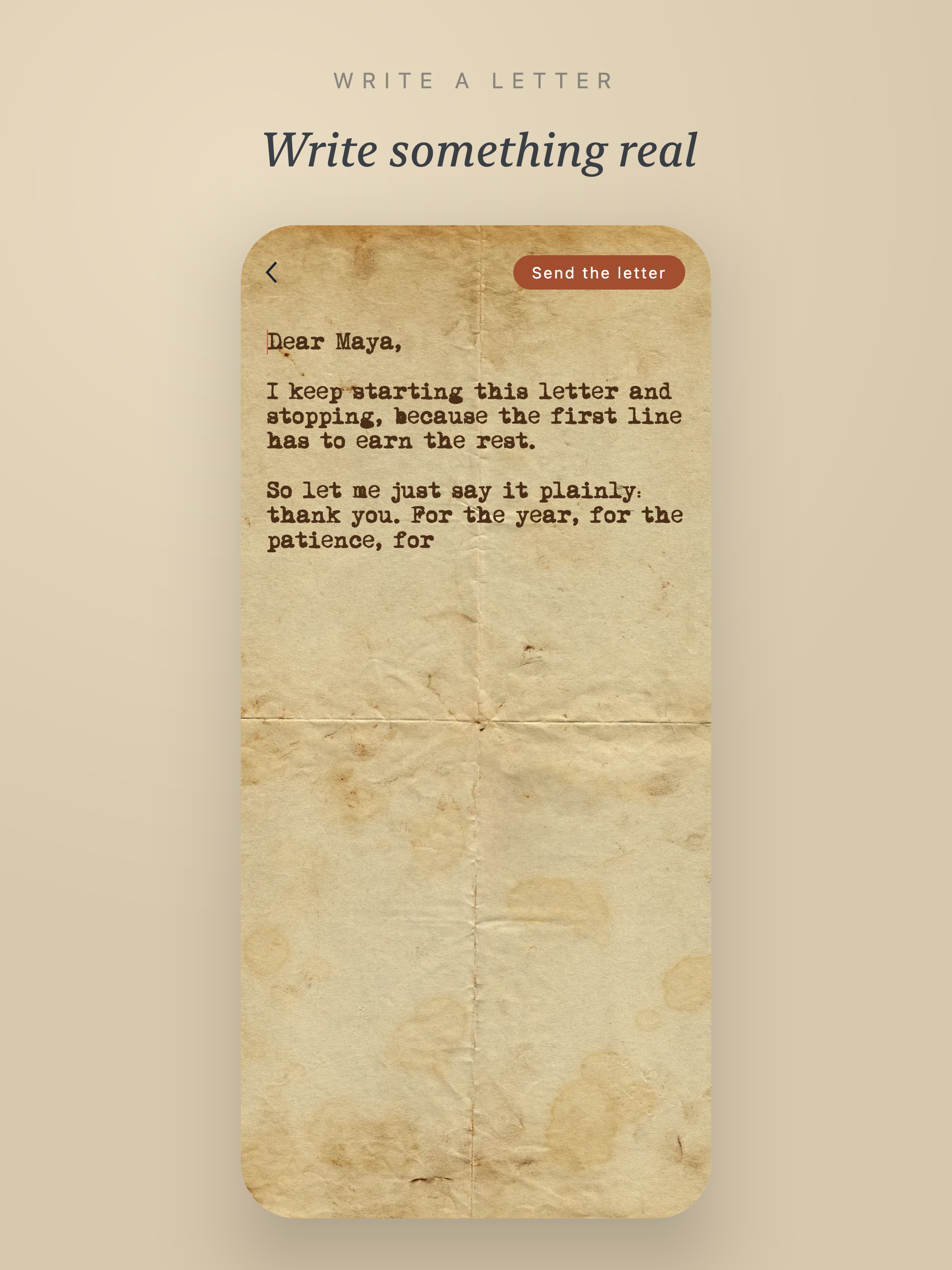Write A Letter - Wax & Paper screenshot 8