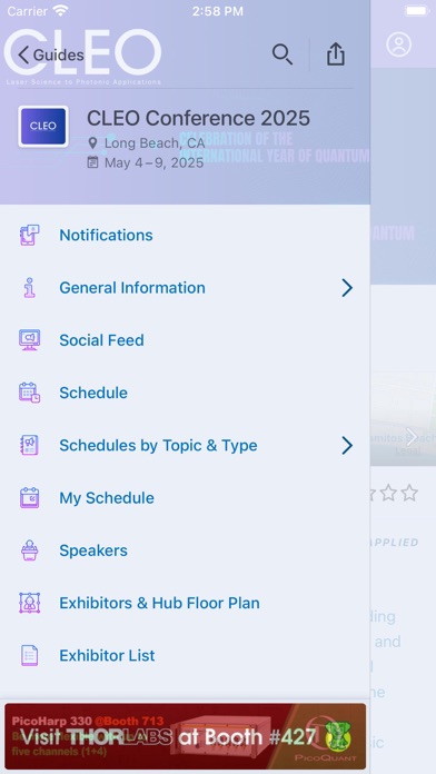 CLEO Conference Screenshot