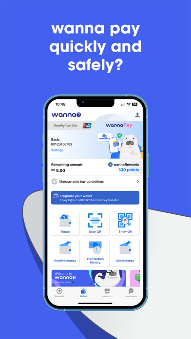 wannaPay - eWallet&more Screenshot