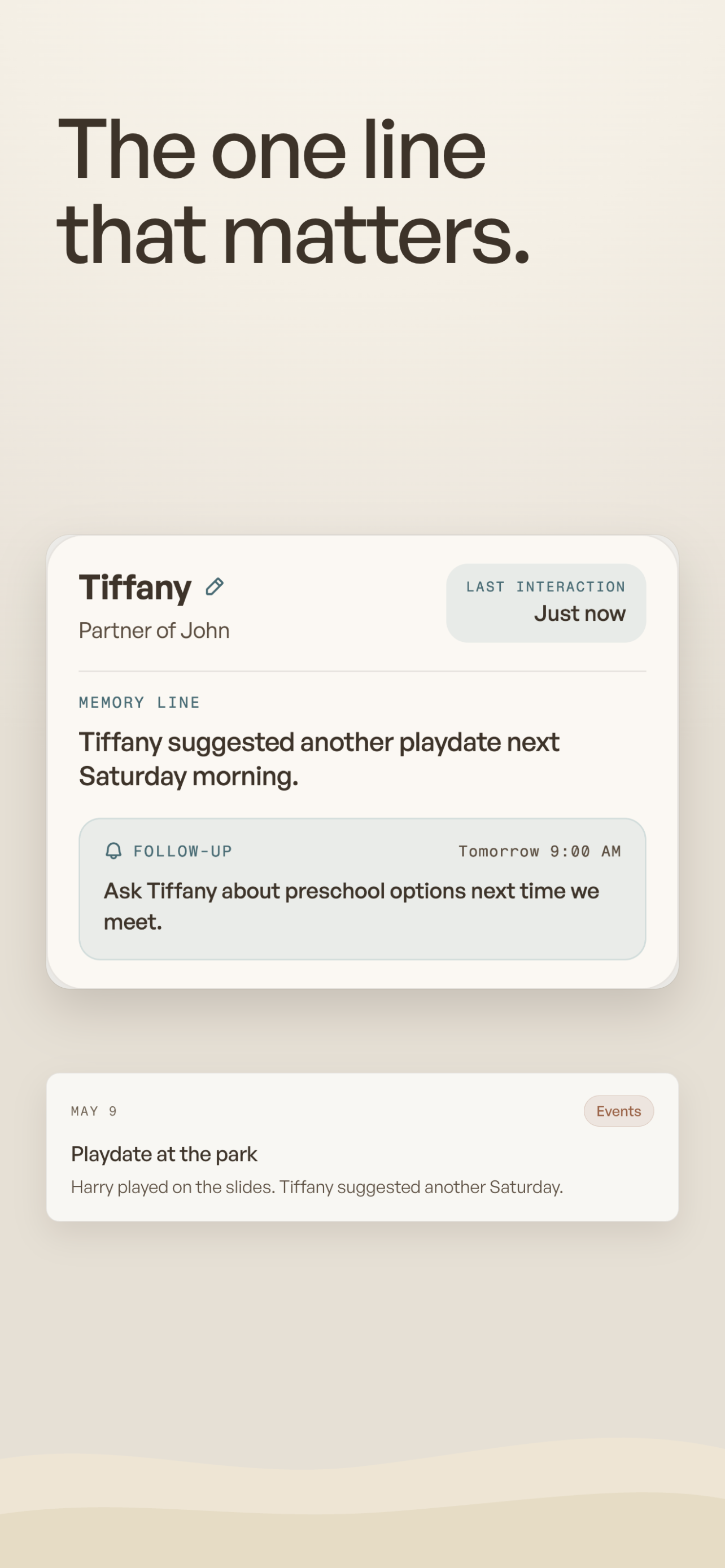 Intriq: Personal CRM & Memory screenshot 5