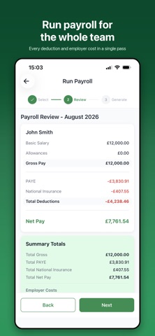 Payslip Generator UK Screenshot 1 of 8