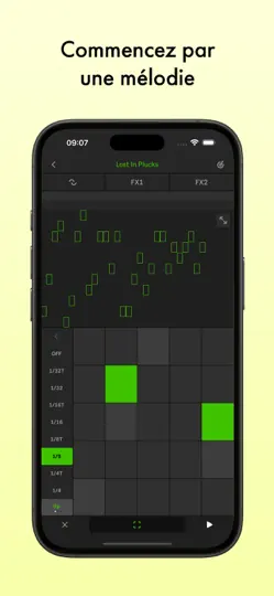 Capture d'écran de Ableton Note sur iPhone 2
