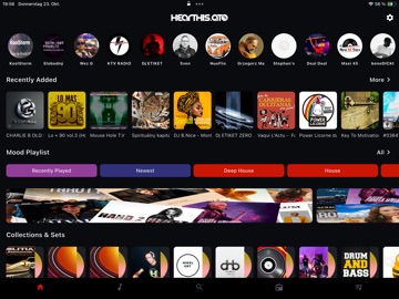 hearthis.at ipad screenshot 2