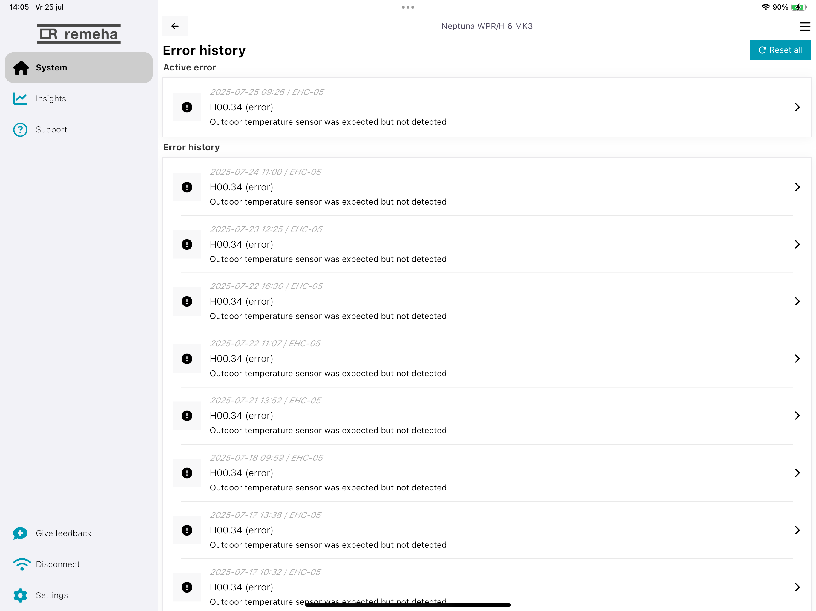 Remeha PRO screenshot 11