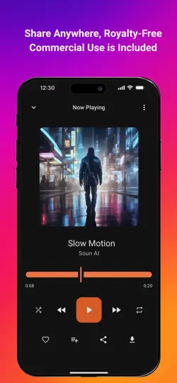 Screenshot von KI-Musik- Und Liedermacher auf dem iPhone 6