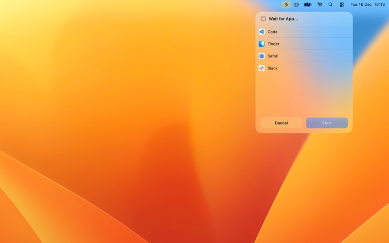 App screenshot