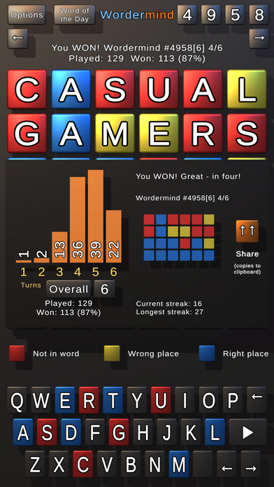 Wordermind screenshot 4