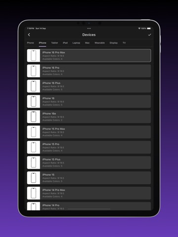 Mock Studio iPad screenshot