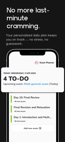 Exam planner: Study easy Screenshot 1 of 4