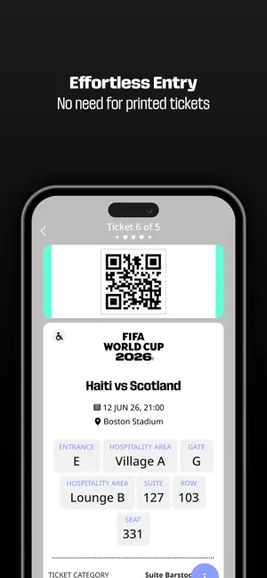 FWC2026 Mobile Tickets iPhone screenshot 3
