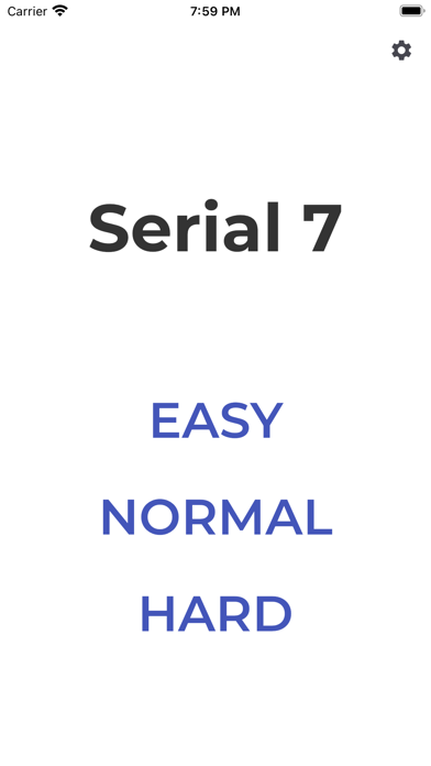 Serial 7 Screenshot