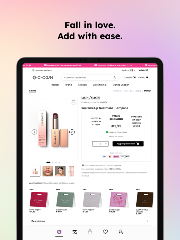Chogan Group – Official App iPad screenshot 2 - Shopping app