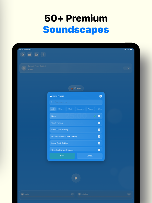 Screenshot #6 pour Pomodoro timer to stay focused