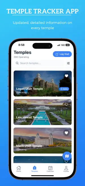 Temple Tracker screenshot 2