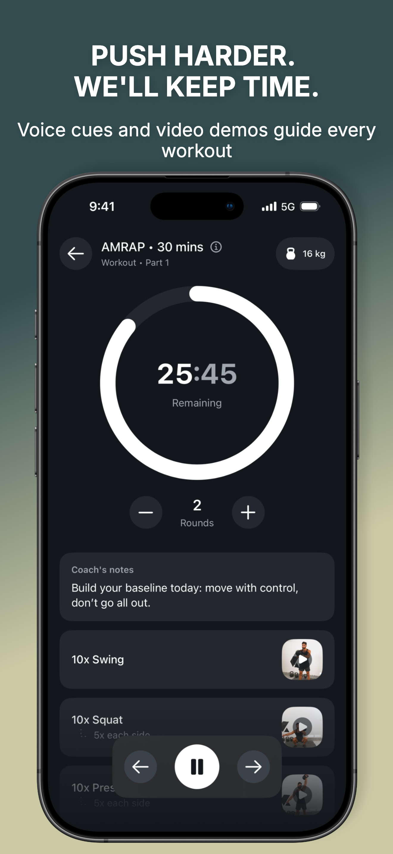 Kettlebell Body: Home Workouts screenshot 6