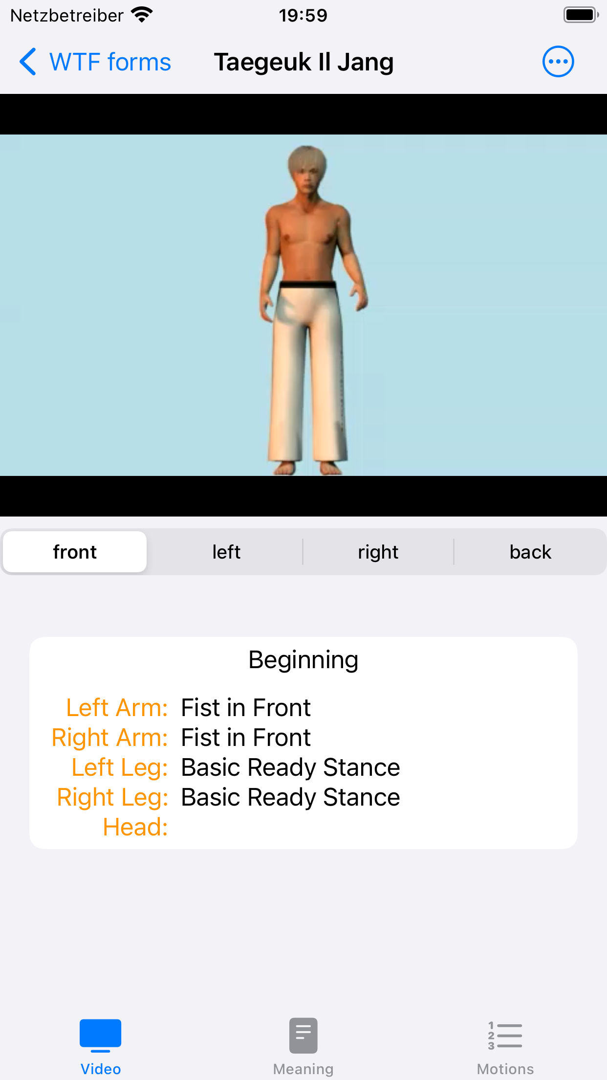 Taekwondo Forms (ITF/WTF)