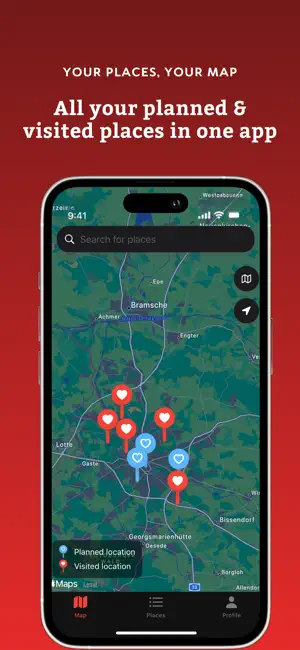 Love Places: Couples Map screenshot 1