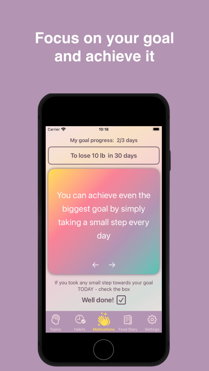 ELIXIR Motivation Weight Loss