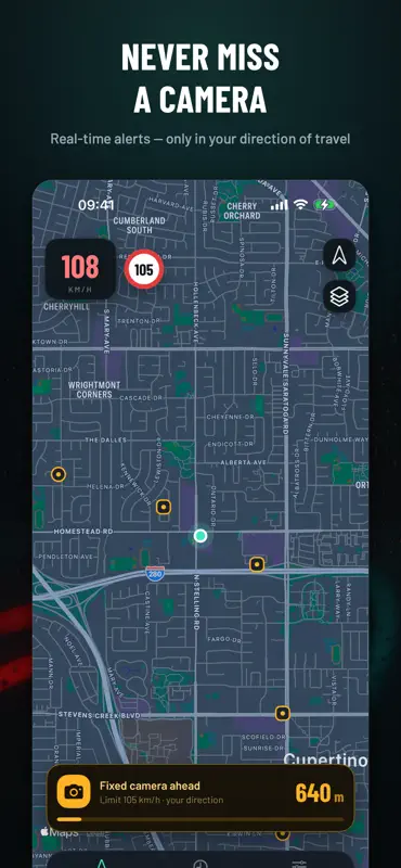 GuardRadar: Speed Cameras GPS screenshot 1 of 7