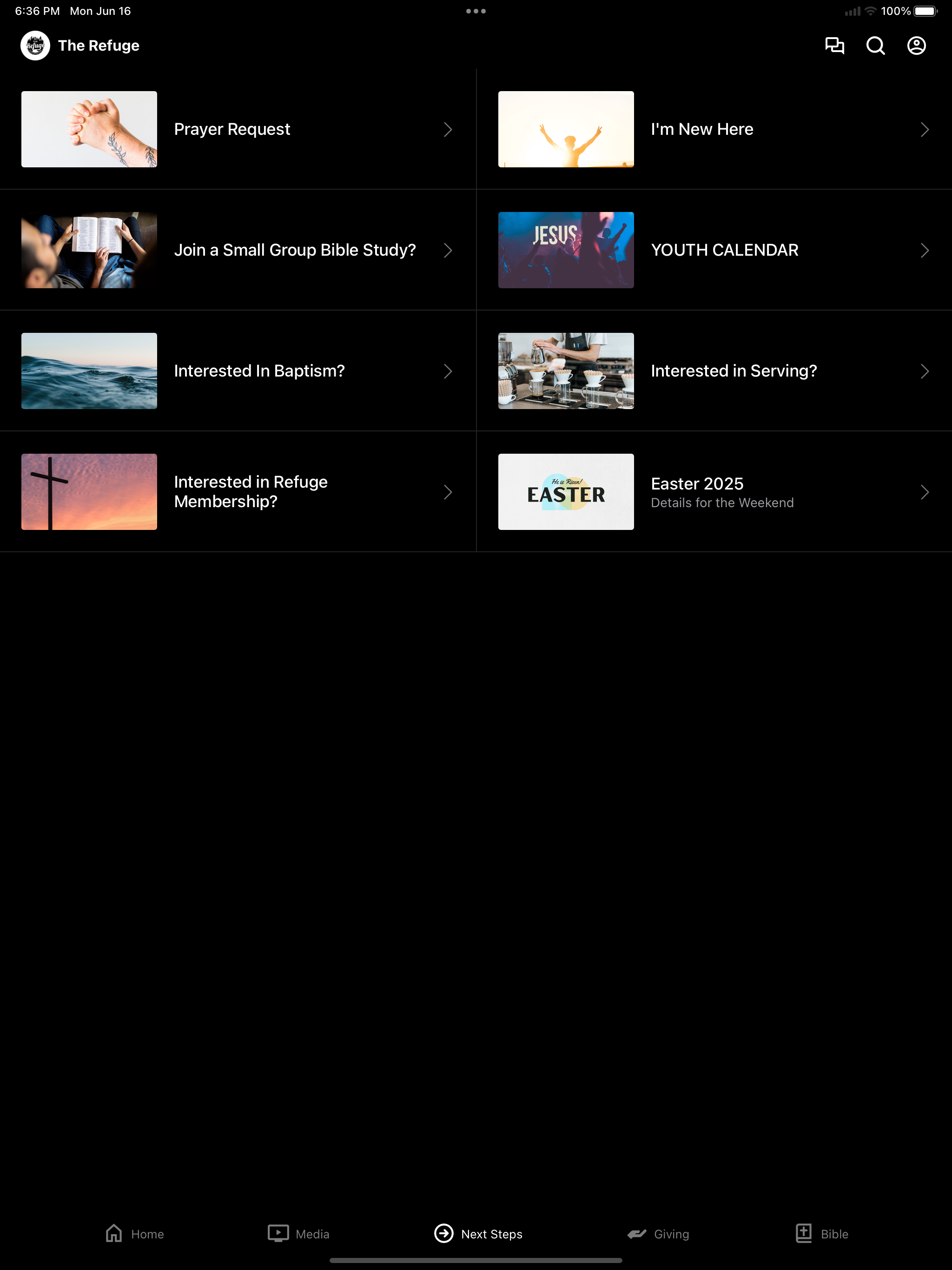 The Refuge Church Milam screenshot 6
