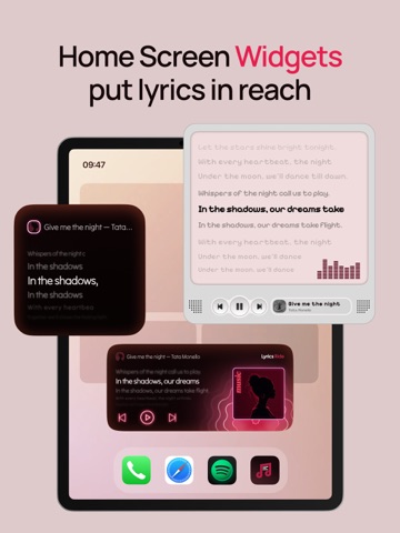 Dynamic Lyrics - Lyrics Ride iPad screenshot