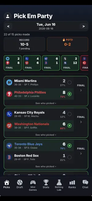 Pick Em Party! screenshot 1