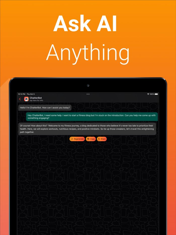 ChatterBot AI - Chat Write Ask