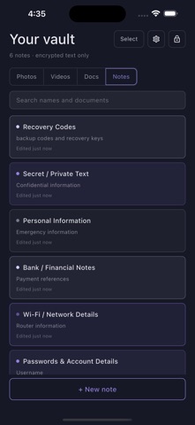Lockr Vault - Hide Photo,Video iPhone screenshot