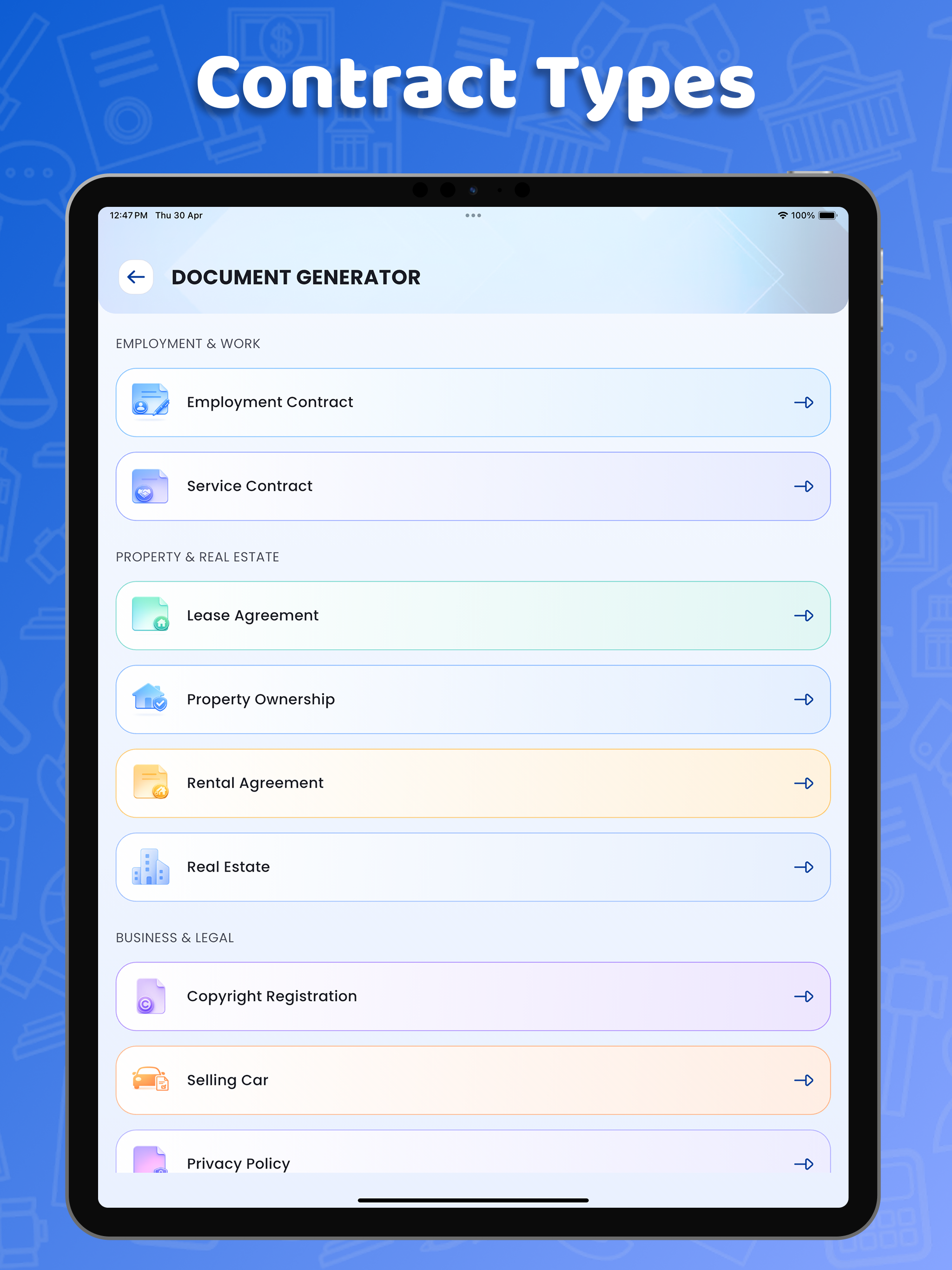 AI Legal Documents Maker screenshot 9