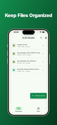 XLSX Reader: XLS to PDF Screenshot 3 of 6