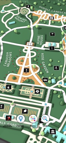 Wisley Gardens Interactive Map screenshot