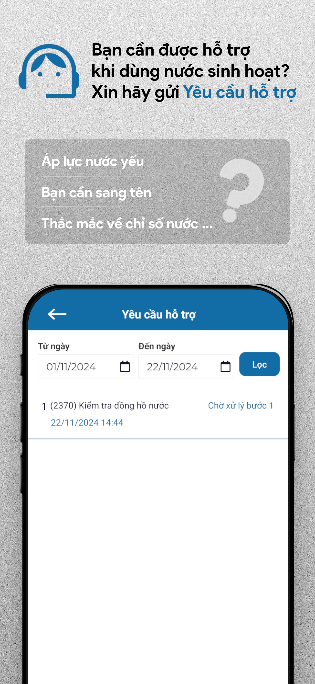 Cấp nước CT2 - CSKH