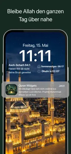 Screenshot von Quran Widgets: Verse & Duas auf dem iPhone 1
