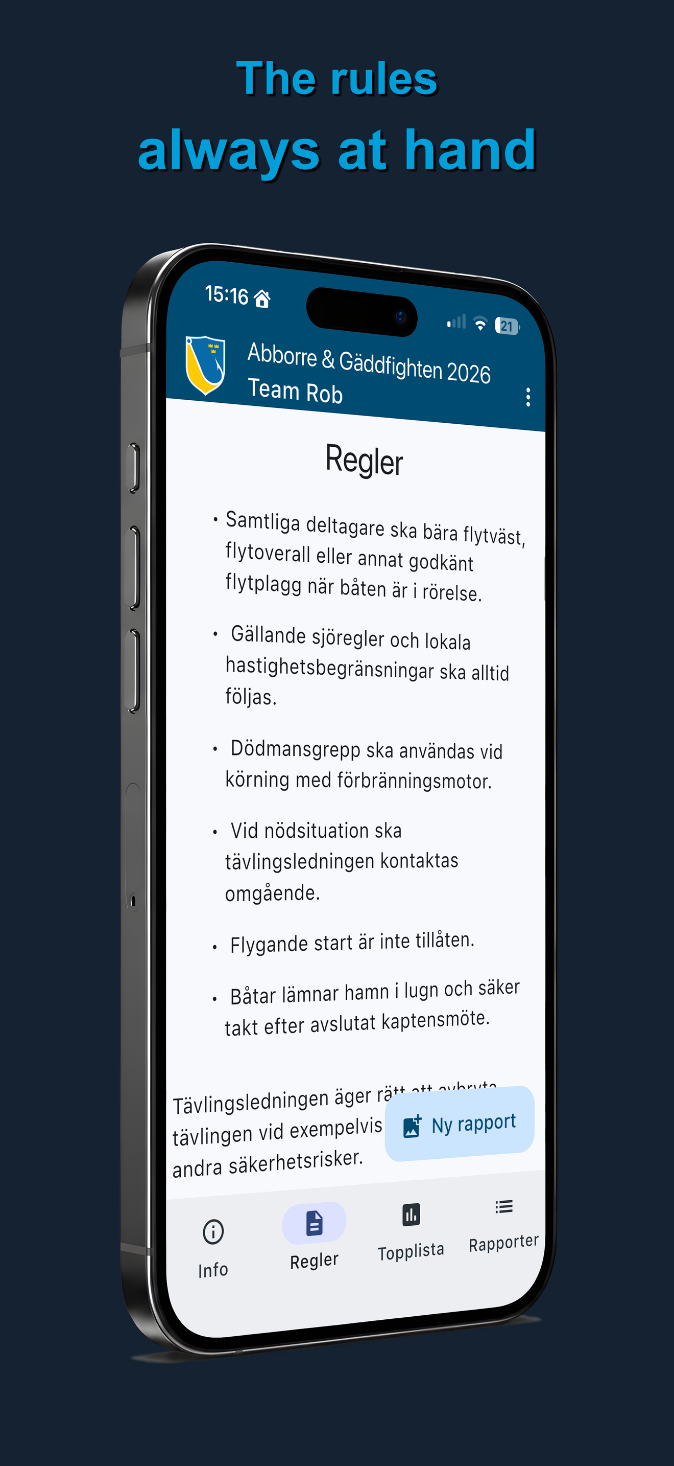 Sportfiskarna Tävling