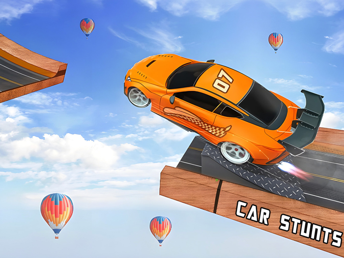 巨型坡道 GT 特技汽车游戏