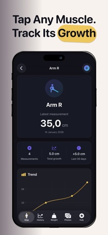 IronMeasure – Muscle Progress Screenshot 3 of 8