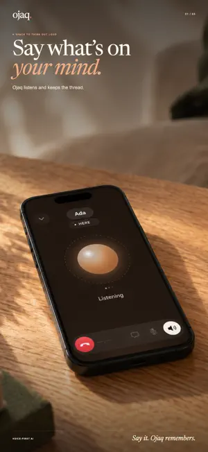 Ojaq: AI Voice Companion screenshot 1