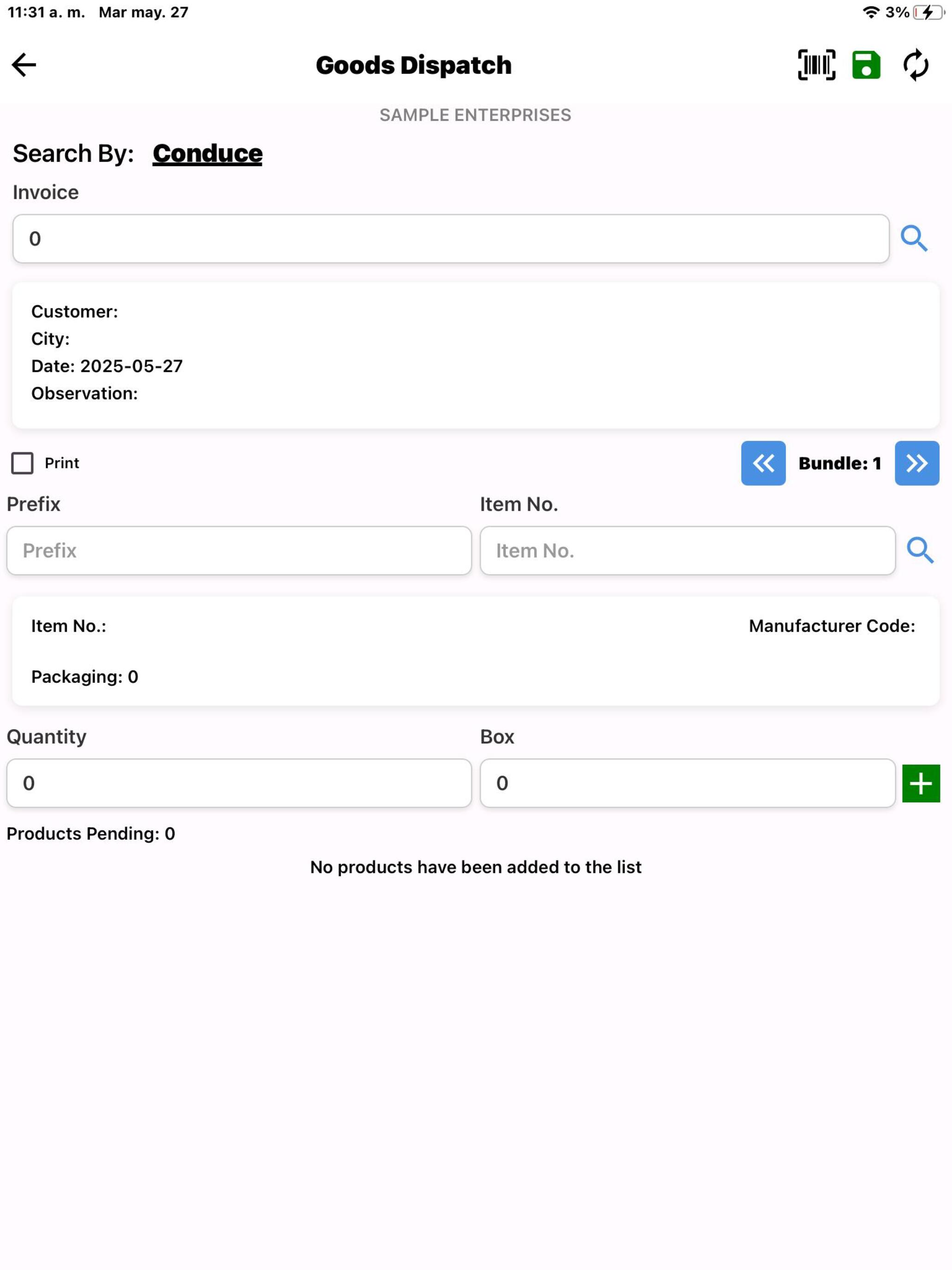 SIM BI App