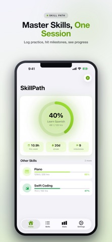 SkillPath - Skill Roadmap iPhone screenshot